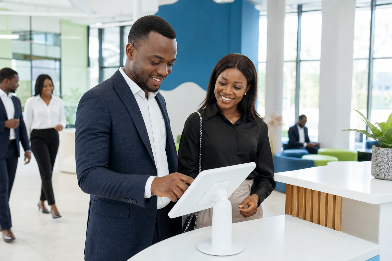 Pointage sur tablette kiosque Presence360